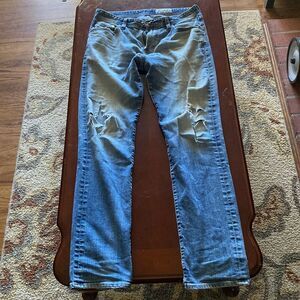 Mens the graduate tailored leg AG denim jeans